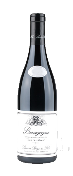 Bottle shot of 2014 Bourgogne Rouge Les Perrières