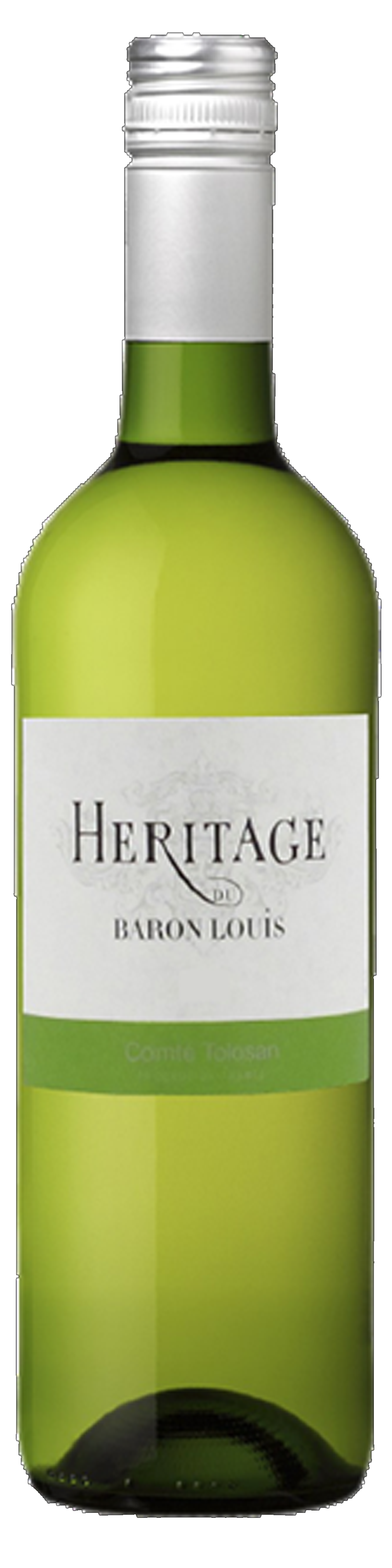 Bottle shot of 2015 Héritage de Baron Louis Blanc