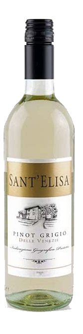 Bottle shot of 2015 Sant'Elisa Pinot Grigio