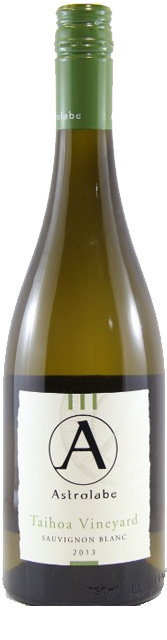 Bottle shot of 2013 Taihoa Vineyard Sauvignon Blanc
