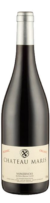 Bottle shot of 2014 Minervois Organic