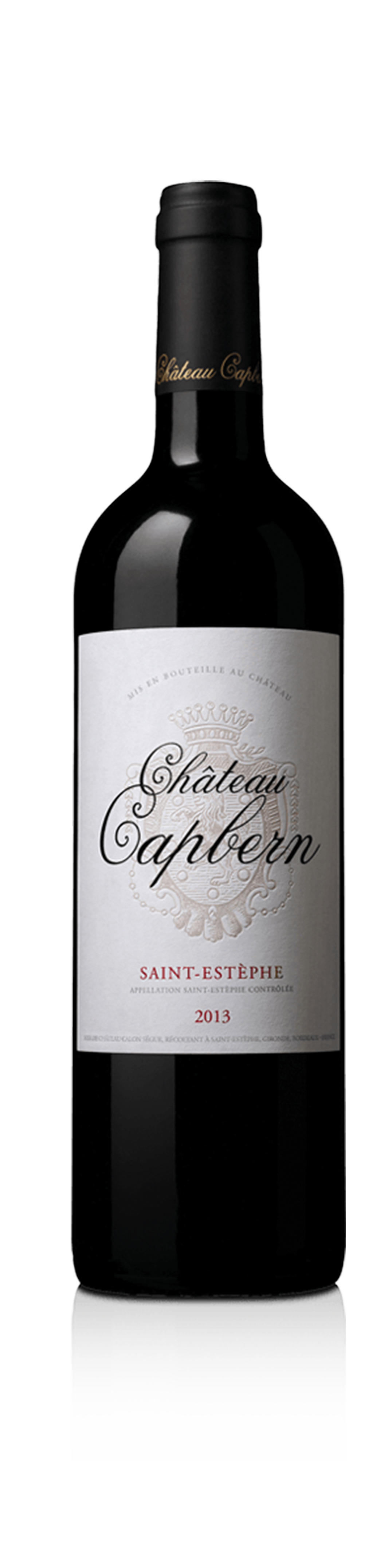 Bottle shot of 2016 Château Capbern, Saint-Estèphe