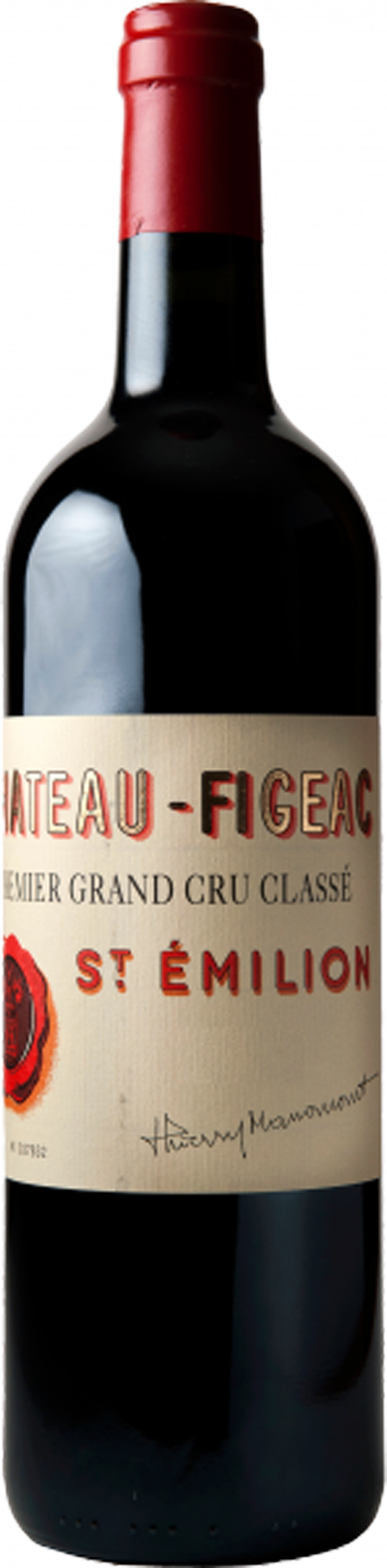 Bottle shot of 2016 Château Figeac, 1er Grand Cru St Emilion
