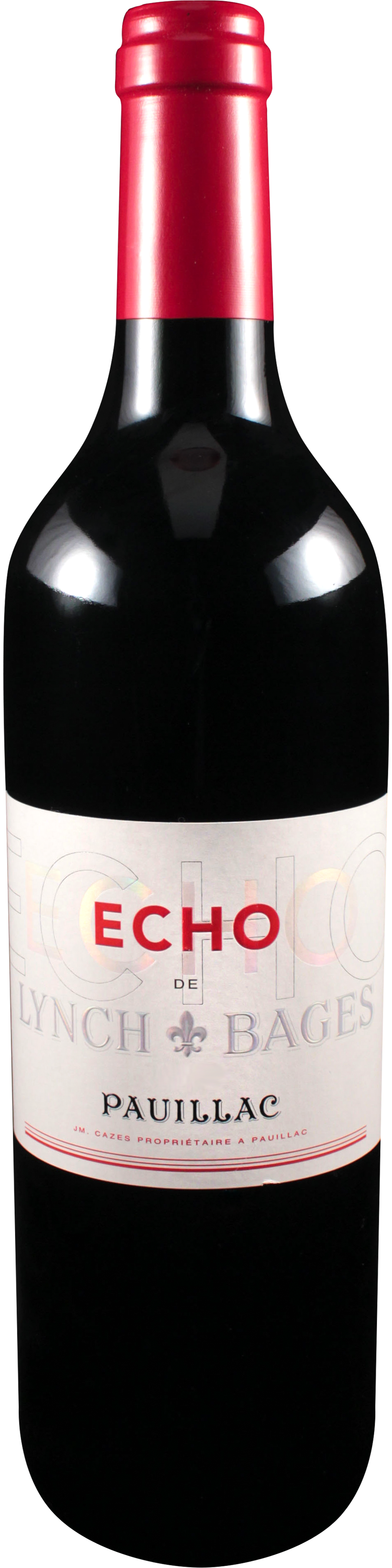 Bottle shot of 2016 Echo de Lynch Bages, 5ème Cru Pauillac