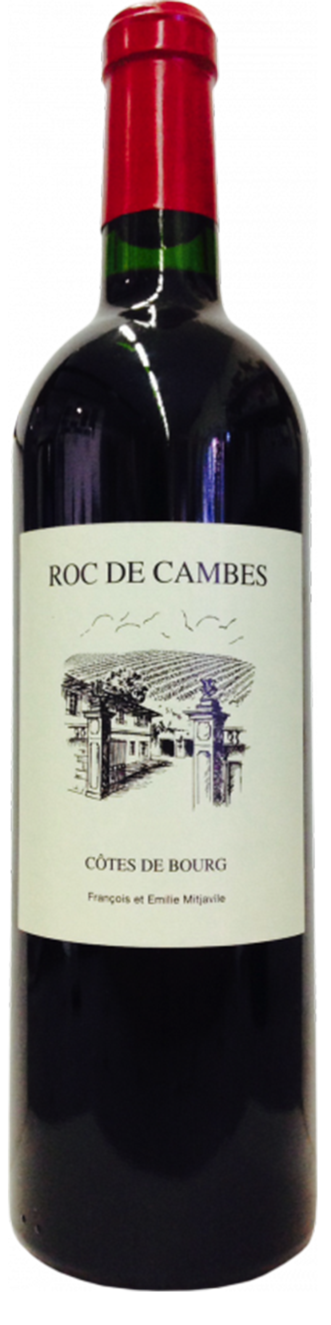 Bottle shot of 2016 Château Roc de Cambes, Côtes de Bourg