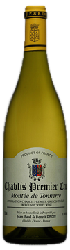 Bottle shot of 2016 Chablis 1er Cru Montée de Tonnerre