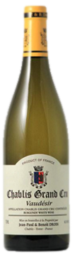 Bottle shot of 2016 Chablis Grand Cru Vaudésir