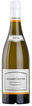 Bottle shot of 2016 Hunting Hill Chardonnay