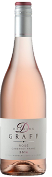 Bottle shot of 2016 Cabernet Franc Rosé