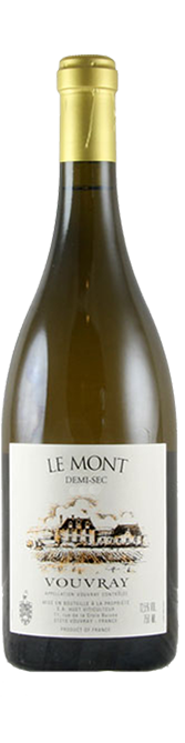 Bottle shot of 2005 Vouvray Le Mont Demi-Sec