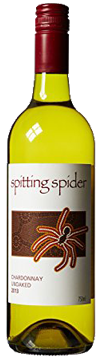 Bottle shot of 2013 Spitting Spider Chardonnay