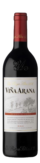 Bottle shot of 2006 Viña Arana Reserva