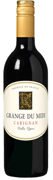 Bottle shot of 2016 Carignan Vieilles Vignes, Grange du midi