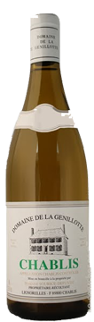 Bottle shot of 2016 Chablis Domaine de la Genillotte