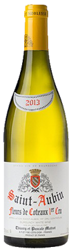 Bottle shot of 2013 St Aubin 1er Cru Fleurs de Côteaux
