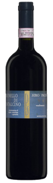 Bottle shot of 2012 Brunello di Montalcino Vecchie Vigne