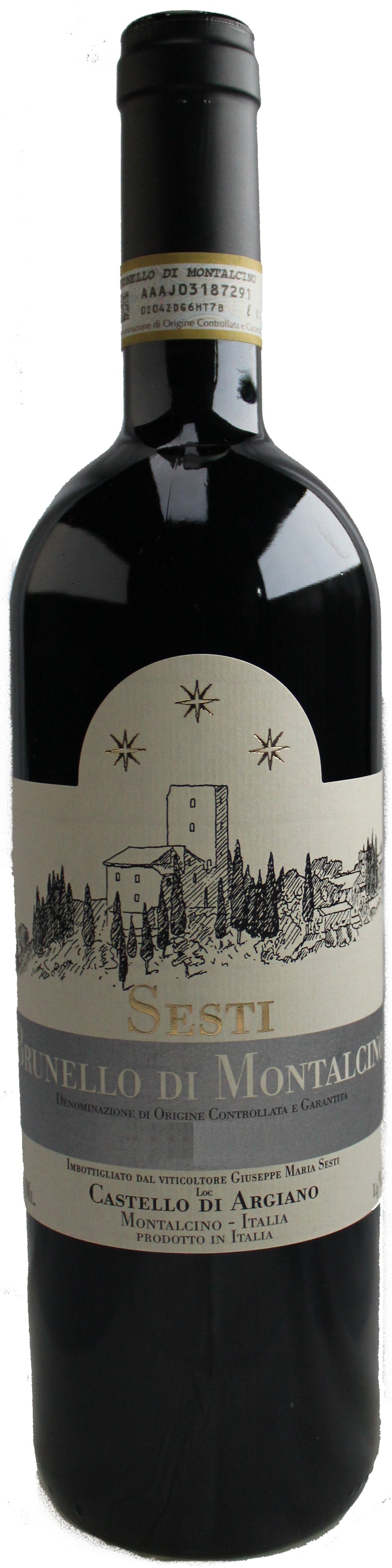 Bottle shot of 2008 Brunello di Montalcino