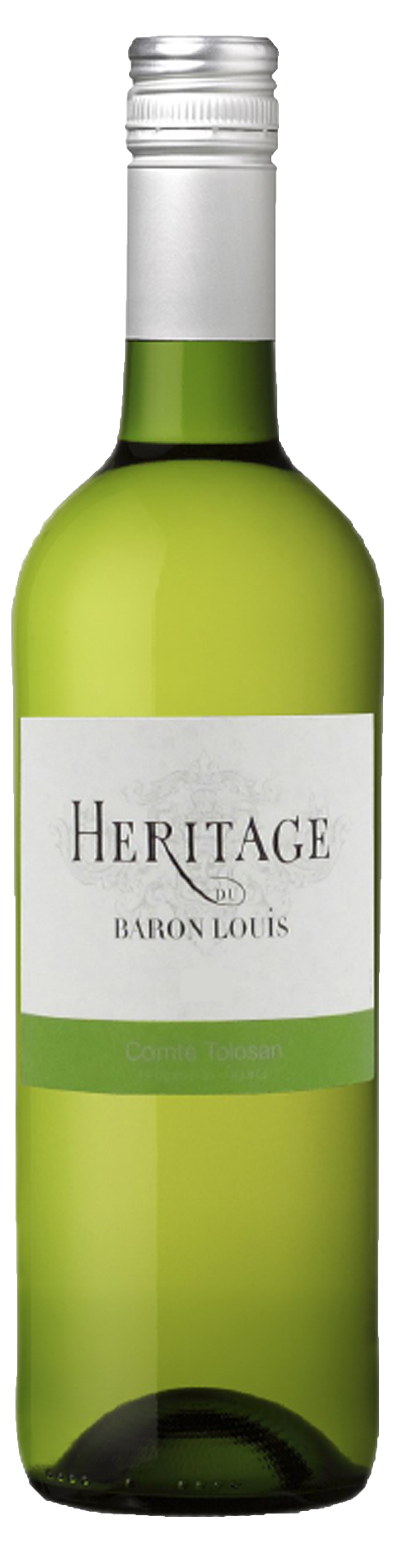 Bottle shot of 2016 Héritage de Baron Louis Blanc