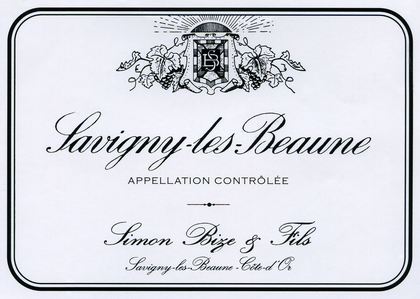 Bottle shot of 2015 Savigny Les Beaune Blanc