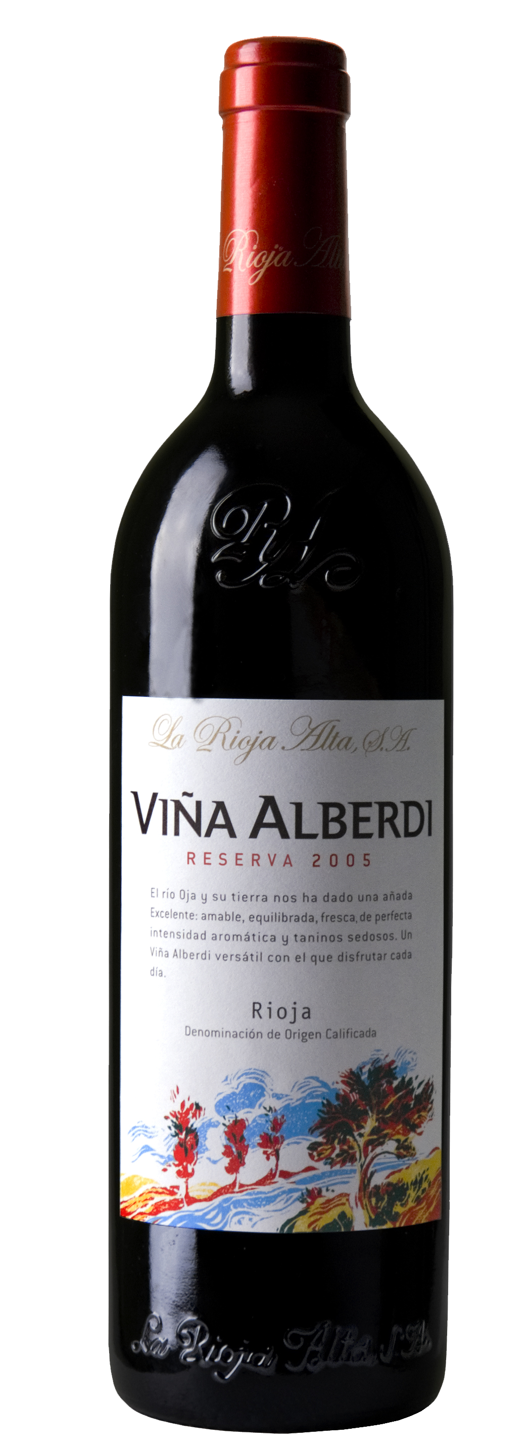 Bottle shot of 2011 Viña Alberdi Reserva
