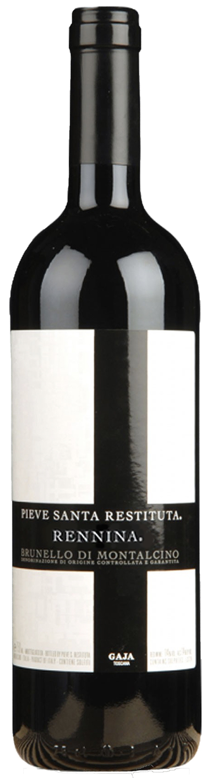 Bottle shot of 2013 Brunello di Montalcino Rennina
