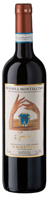 Bottle shot of 2015 Rosso di Montalcino 'Ignaccio'