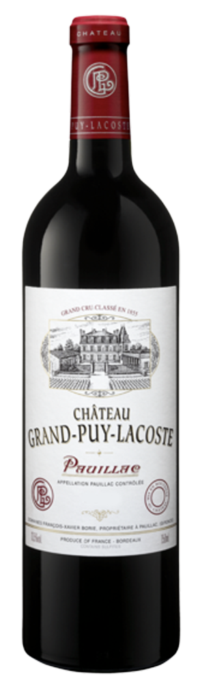Bottle shot of 2017 Château Grand Puy Lacoste, 5ème Cru Pauillac
