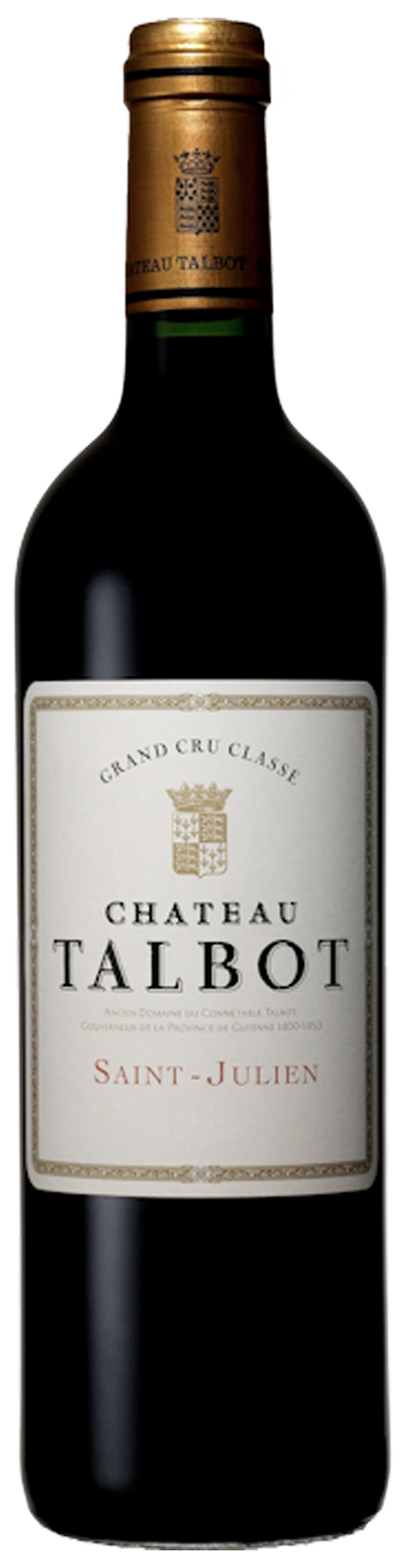 Bottle shot of 2017 Château Talbot, 4ème Cru St Julien