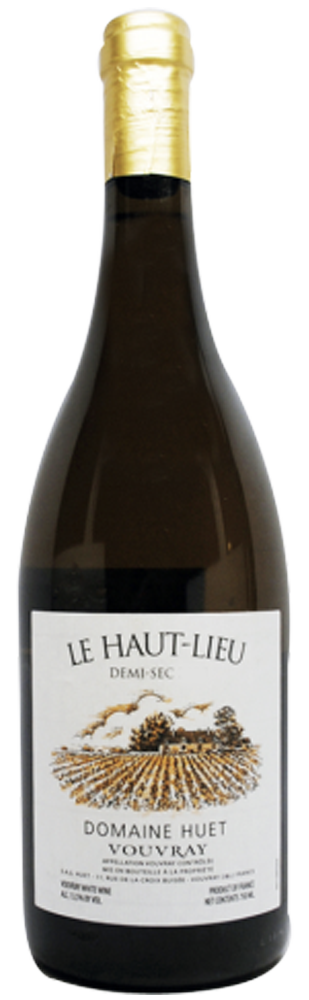 Bottle shot of 2017 Vouvray Le Haut-Lieu Demi-Sec