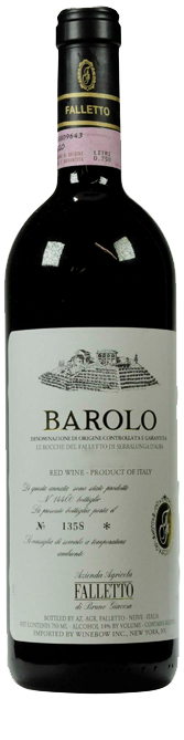 Bottle shot of 2000 Barolo Rocche Del Falletto Riserva