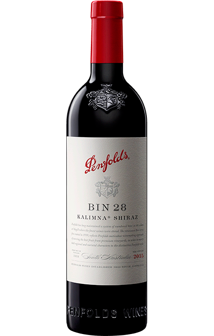 Bottle shot of 2016 Penfolds Bin 28 Kalimna Shiraz