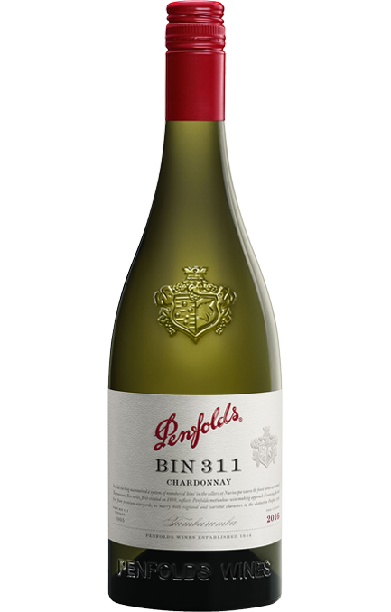 Bottle shot of 2017 Penfolds Bin 311 Tumbarumba Chardonnay