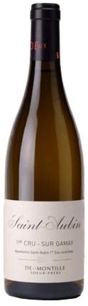 Bottle shot of 2014 St Aubin 1er Cru Sur Gamay