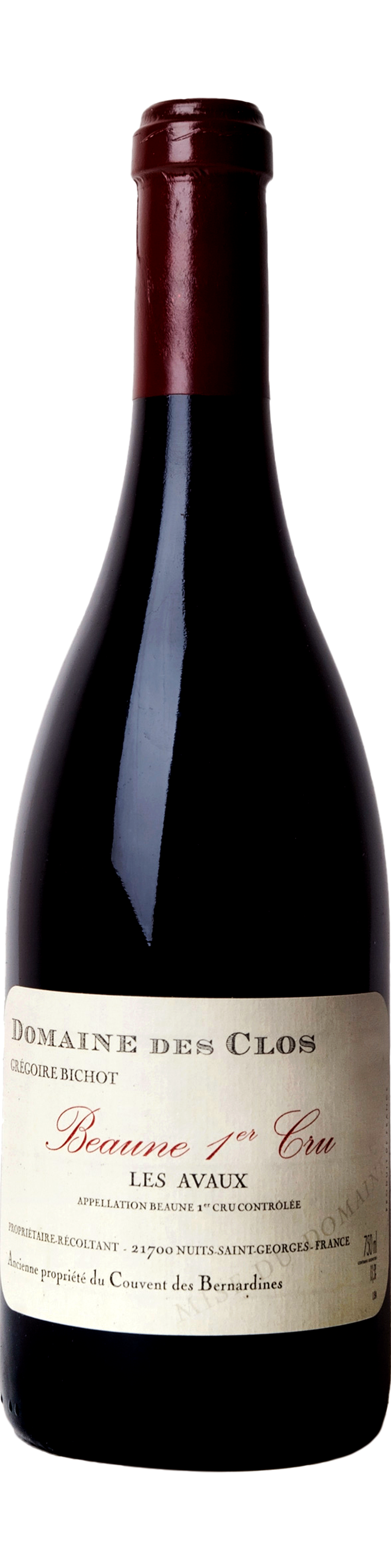 Bottle shot of 2017 Beaune 1er Cru Les Avaux