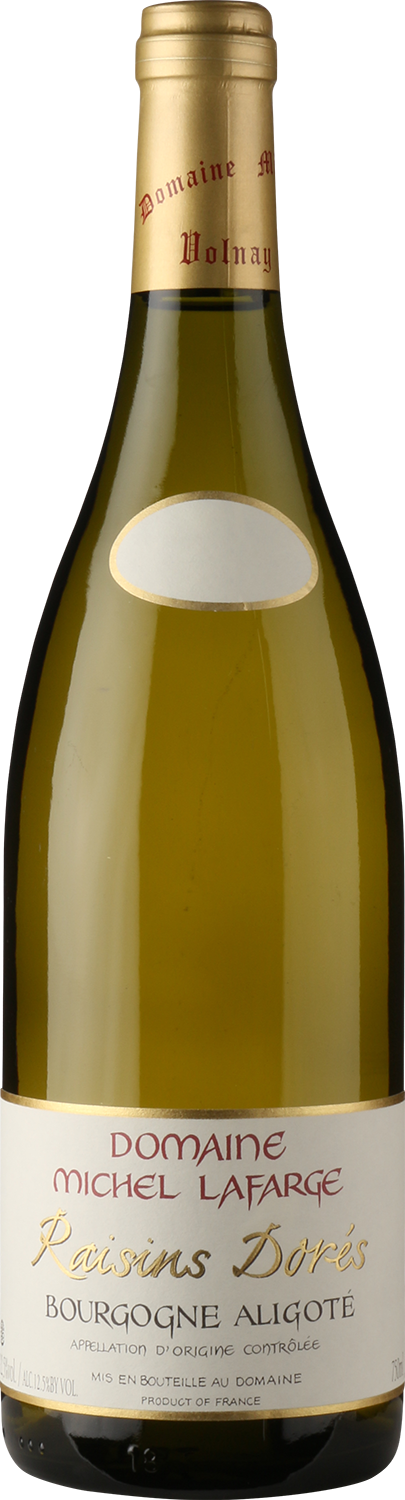 Bottle shot of 2017 Bourgogne Aligoté Raisins Dorés