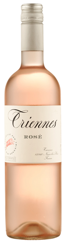Bottle shot of 2018 Triennes Rosé