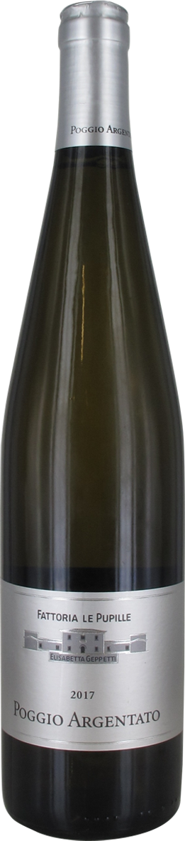 Bottle shot of 2017 Poggio Argentato