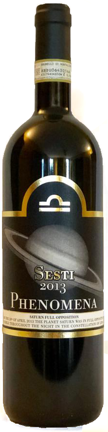 Bottle shot of 2013 Brunello di Montalcino Phenomena Riserva