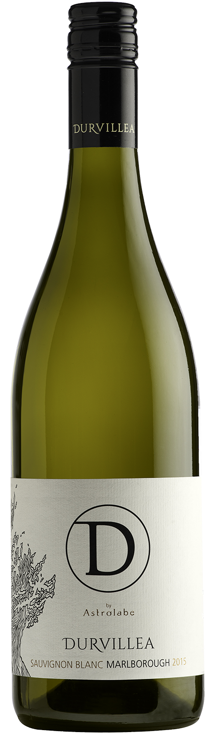 Bottle shot of 2016 Durvillea Sauvignon Blanc