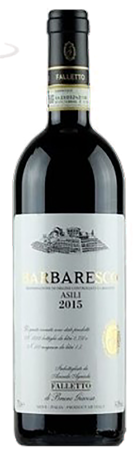 Bottle shot of 2015 Barbaresco Asili