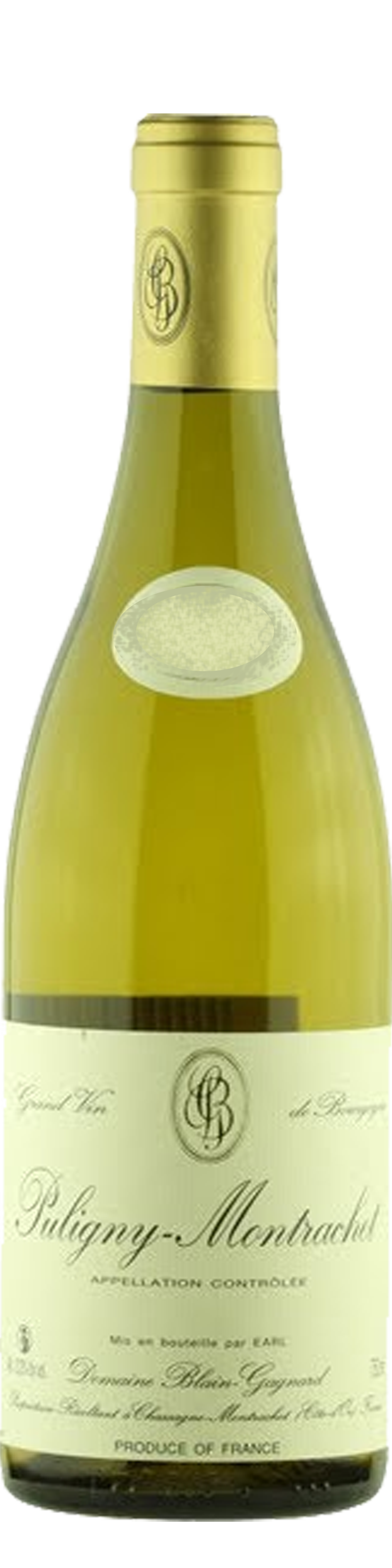 Bottle shot of 2017 Puligny Montrachet