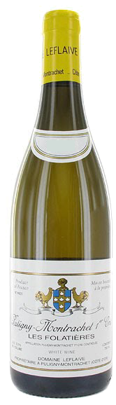 Bottle shot of 2017 Puligny Montrachet 1er Cru Les Folatières