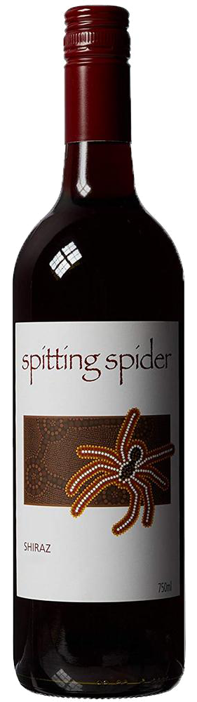 Bottle shot of 2016 Spitting Spider Shiraz