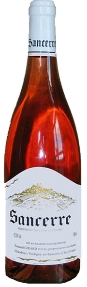 Bottle shot of 2017 Sancerre Rosé