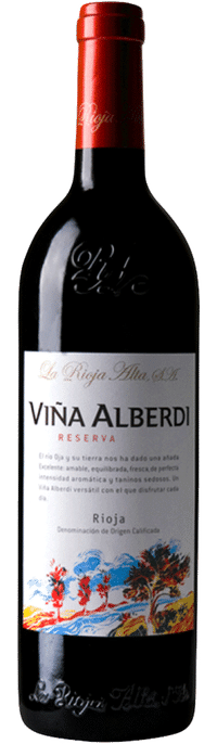 Bottle shot of 2014 Viña Alberdi Reserva
