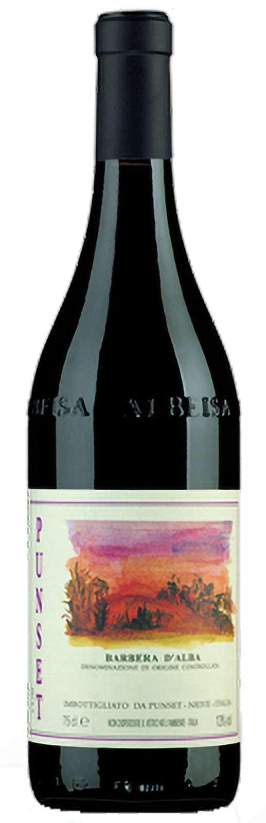 Bottle shot of 2017 Barbera d'Alba