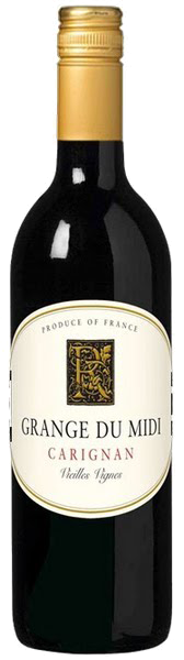 Bottle shot of 2017 Carignan Vieilles Vignes, Grange du midi