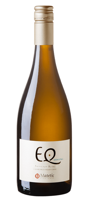 Bottle shot of 2018 EQ Coastal Sauvignon Blanc Organic