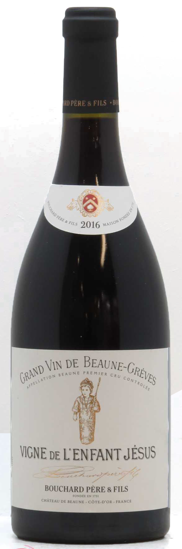 Bottle shot of 2016 Beaune 1er Cru Grèves Vigne de l'Enfant Jesus