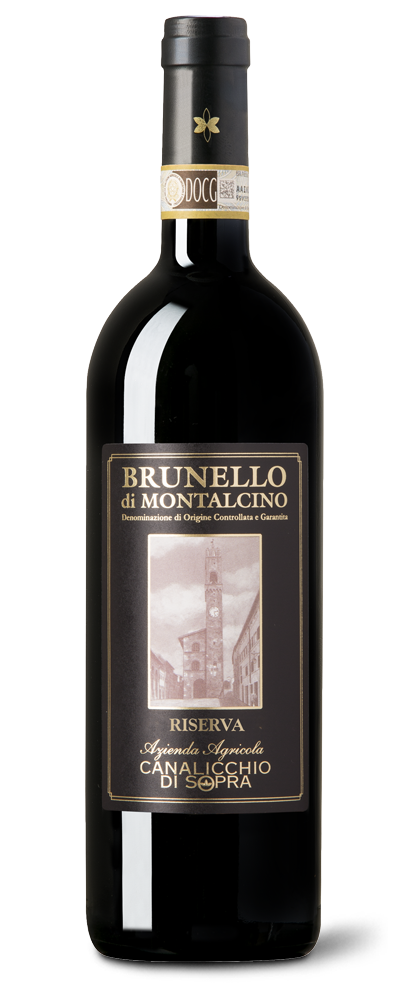 Bottle shot of 2012 Brunello di Montalcino Riserva Ripaccioli